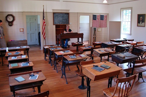 inside the schoolhouse