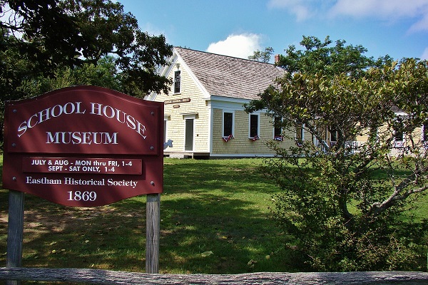 outside the schoolhouse